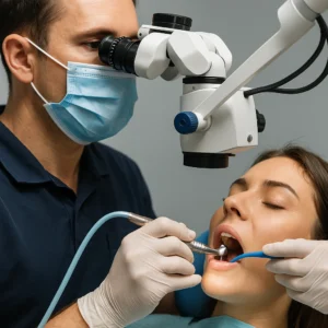 Лечение корневых каналов под микроскопом в Одессе